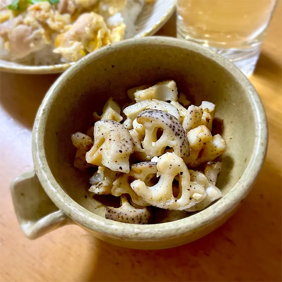 蓮根のペペロンロースト|deekay71さん