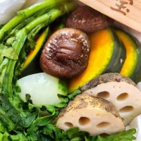 🔷蒸籠de蒸し野菜🍄🧅🔷|@きなこさん