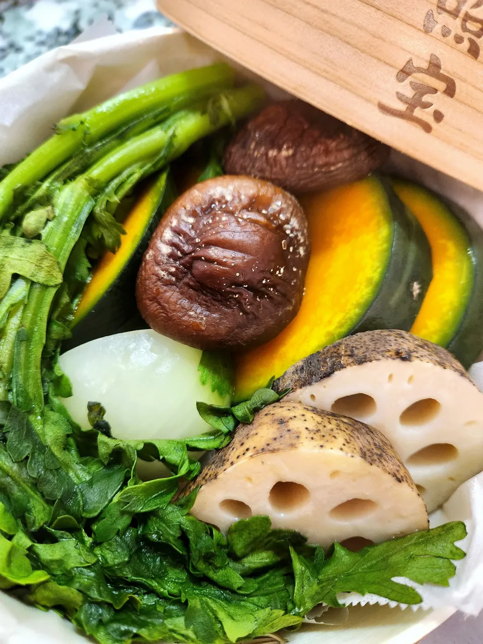 🔷蒸籠de蒸し野菜🍄🧅🔷|@きなこさん