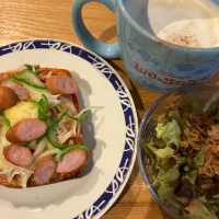 ピザトースト| なつこいっきママさん