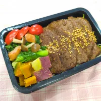 焼肉弁当♥|みちゅあしさん