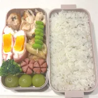 梅しそササミ揚げ
グラタン
シャウエッセン
ハムエッグ
ブロッコリー
枝豆
のり弁
シャインマスカット| ayumomさん