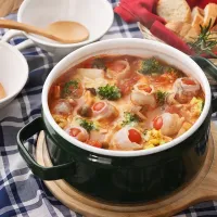 野菜たっぷりトマト鍋|マルコメ キッチンさん