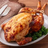 生塩糀パウダーで丸鶏のロースト