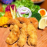 牡蠣フライとエビフライ|kaladacafemakumaさん