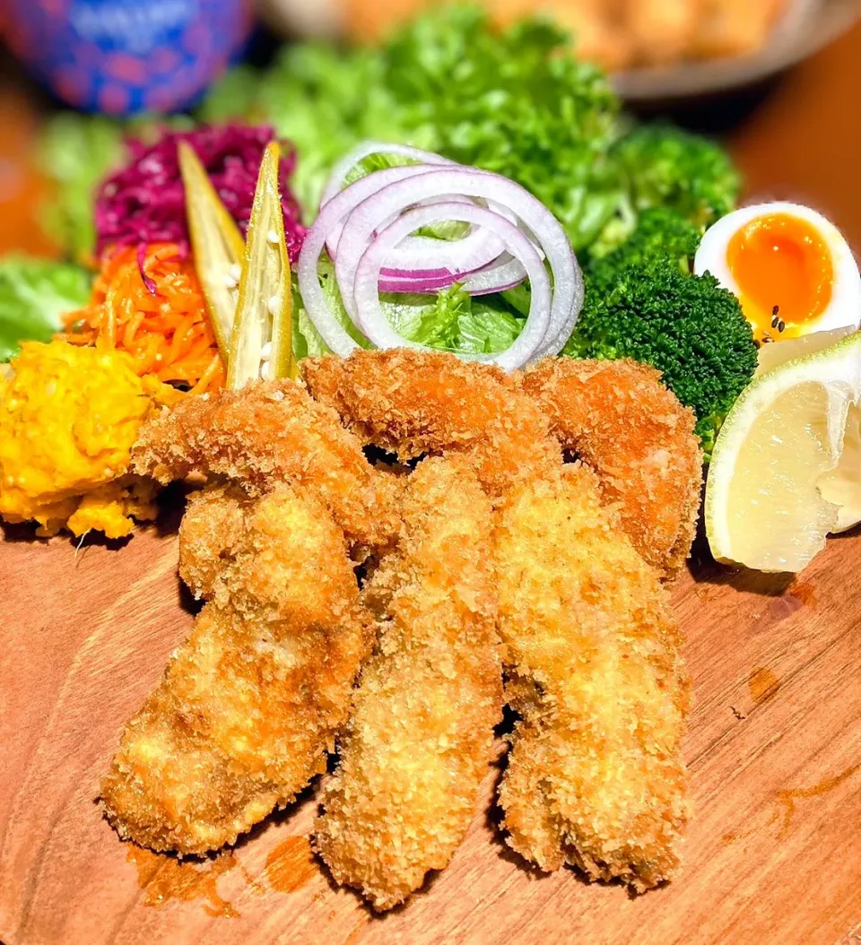 牡蠣フライとエビフライ|kaladacafemakumaさん