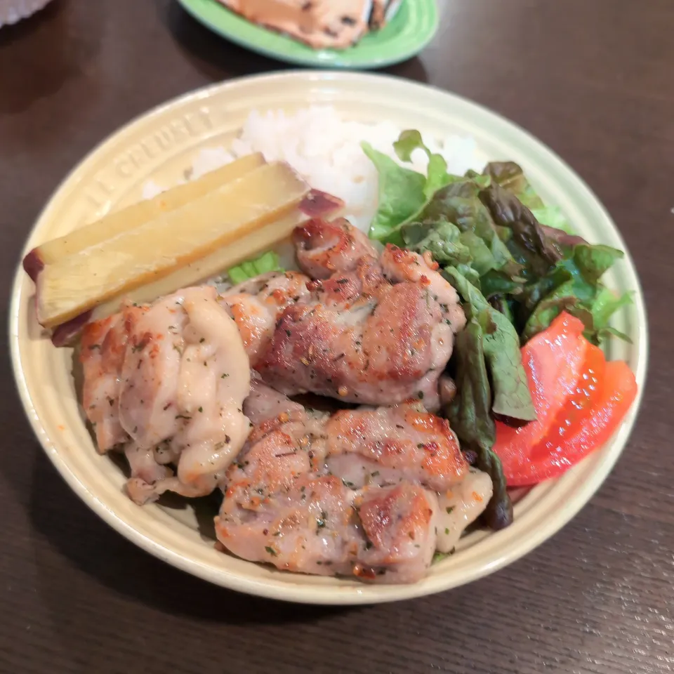 鶏バジルソテー弁当🍱|Rieさん