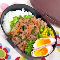 青椒肉絲弁当|Chiharϋnさん