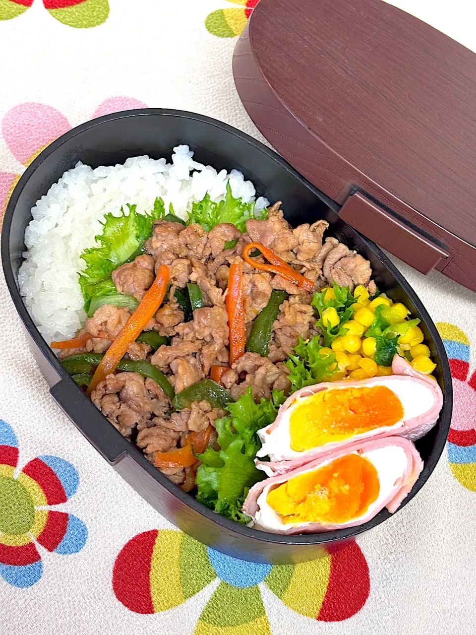 青椒肉絲弁当|Chiharϋnさん