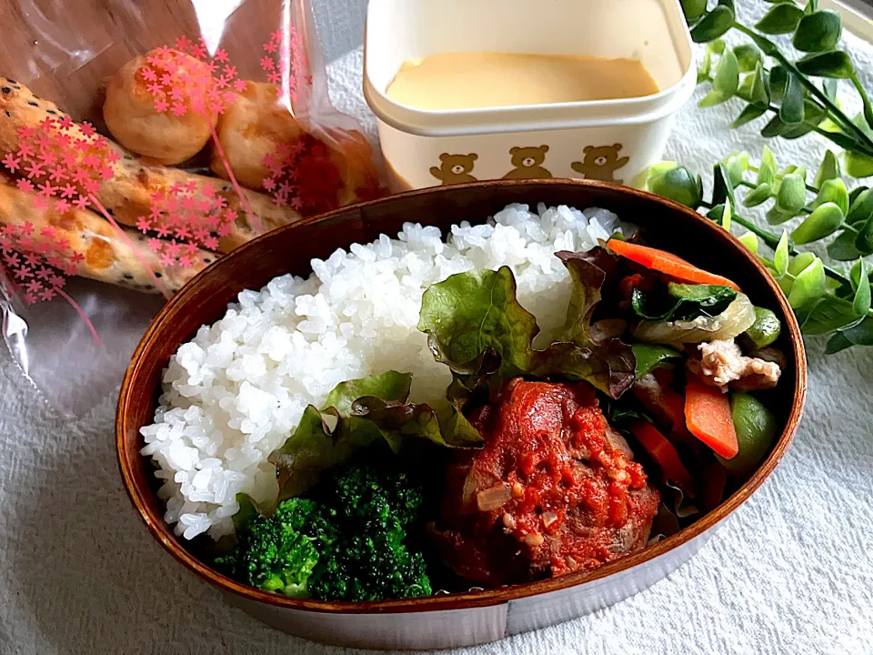 ＊0124. 大きな蓮根ミートボール🥘＆手作りおやつたち🍮娘ちゃんの高校生弁当🍱＊|＊抹茶＊さん