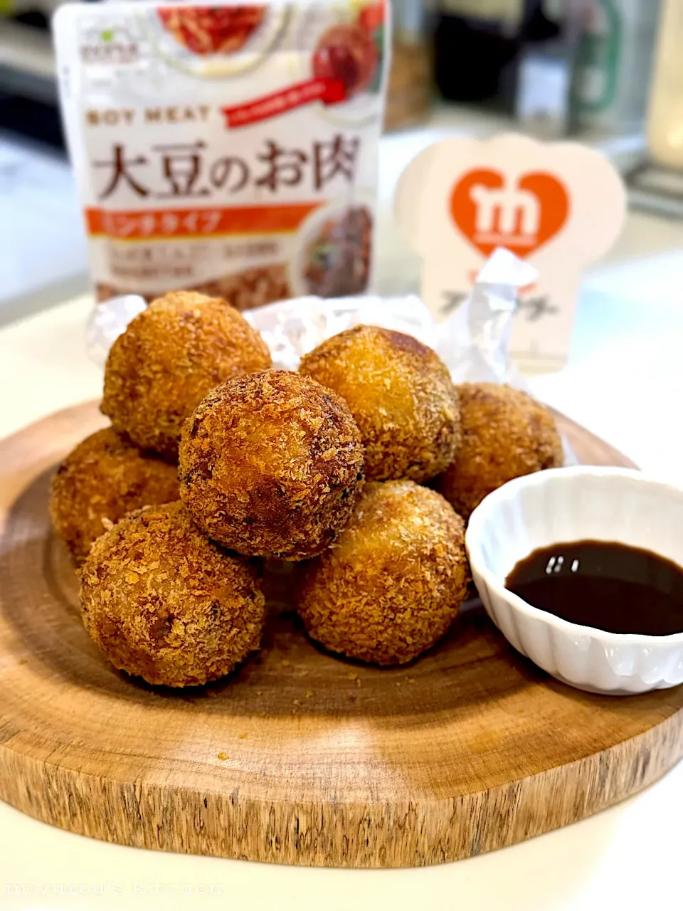 由美さんの料理 由美さんの料理 我が家の鶏そぼろ〜大豆のお肉の山里そぼろ〜リメイクコロッケ|由美さん
