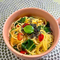 ほうれん草とたらこのパスタ| チャコイブさん