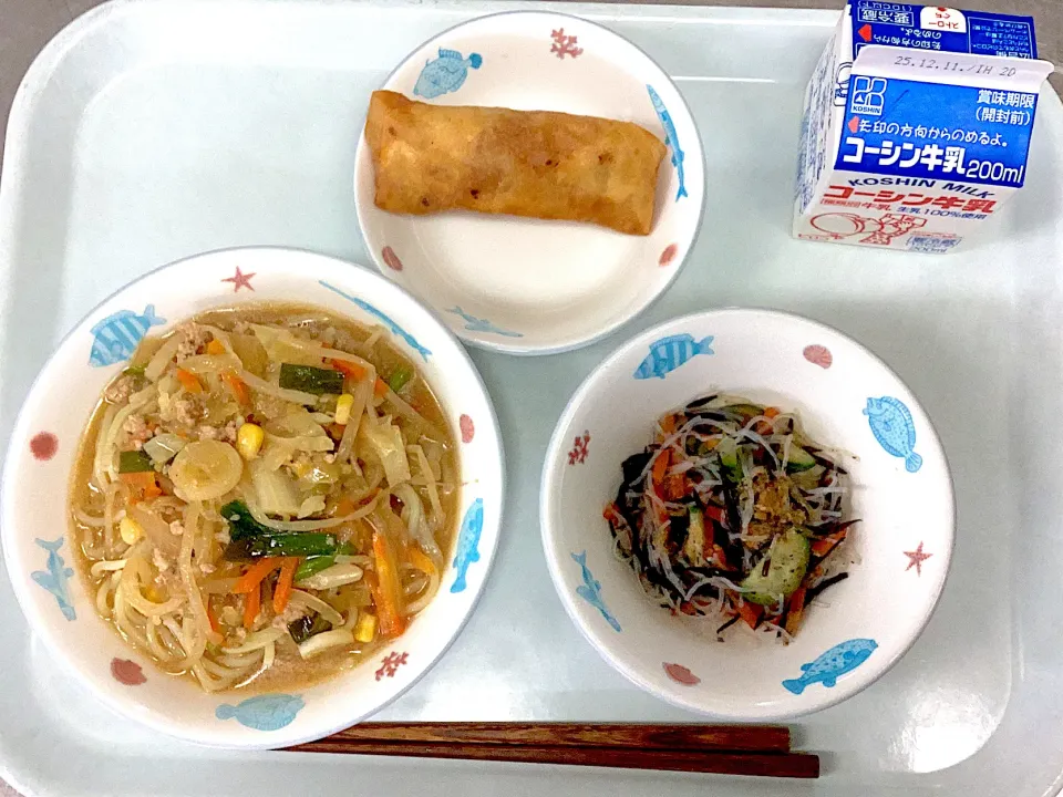 12/1の給食|ただの栄養士さん