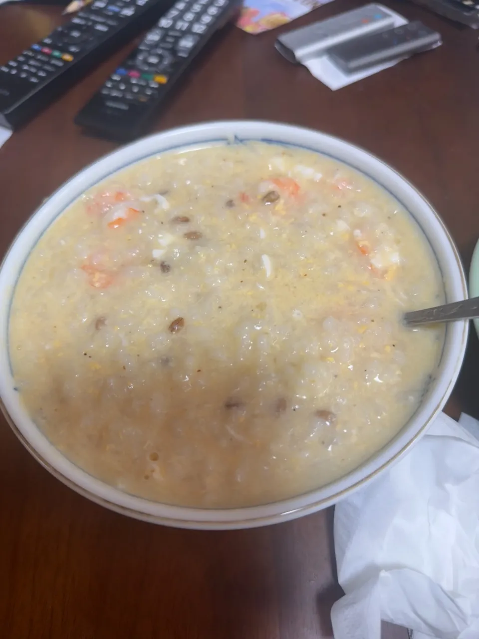 暖かいおかゆえび🦐入り|アクアマリンさん