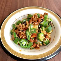 納豆麹とオクラ| sinさん