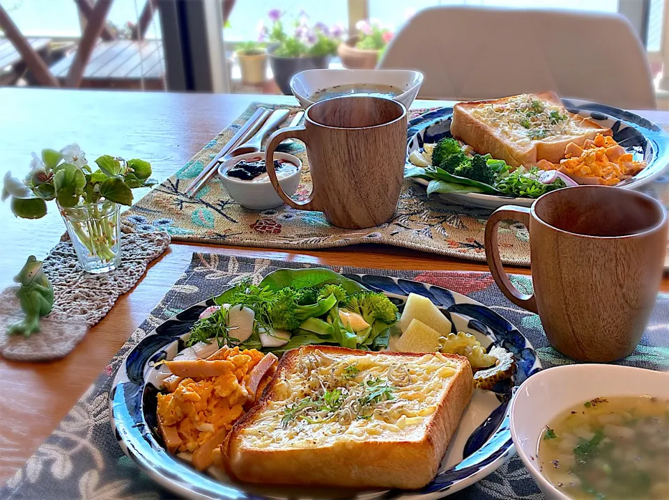 本日のトーストランチ|じゅんさんさん