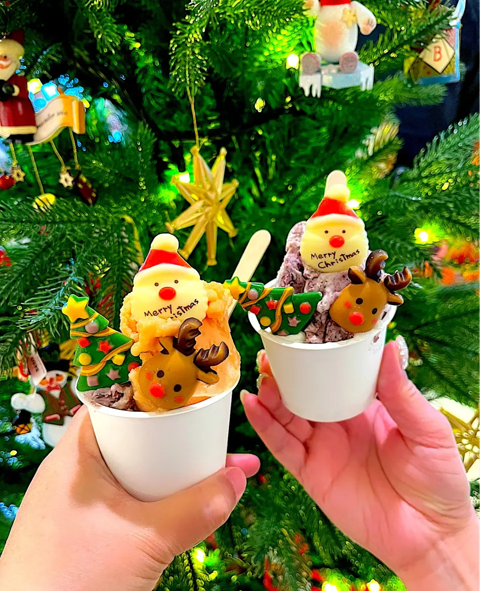 阪急クリスマスマーケット アイス🍨|ナナさん