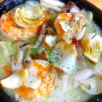 百合根とエビのアヒージョ|SUN.yokotanさん