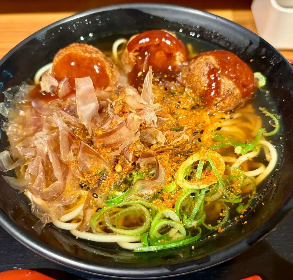 姫路名物「えきそば」withたこ焼き🐙|にゃあ（芸名）さん