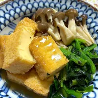 絹揚げとシメジの煮物| 🍒ふみりん🍒さん