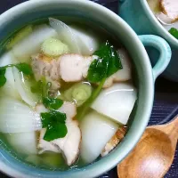 カブとベーコンのスープ|ちかさん