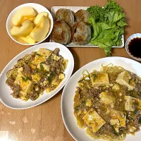 麻婆麺　マンドゥ　りんご|そのみさん