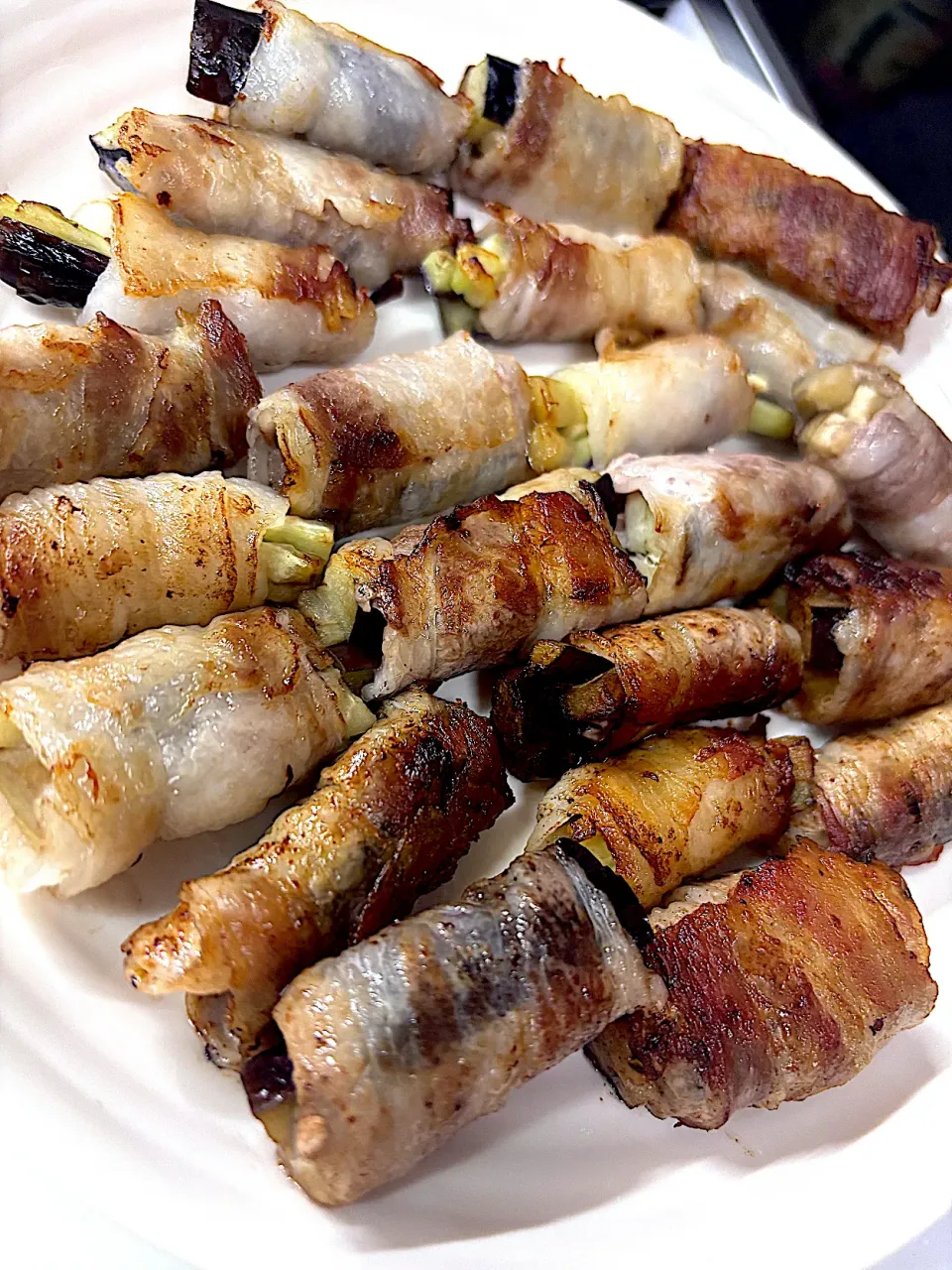 ナスの豚バラ巻き|ちゃまさん