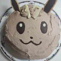 ☆BIRTHDAY☆イチゴチョコケーキ　イーブイ|ｼｮｺﾗさん