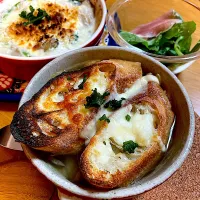 オニオングラタンスープ|Mikaさん