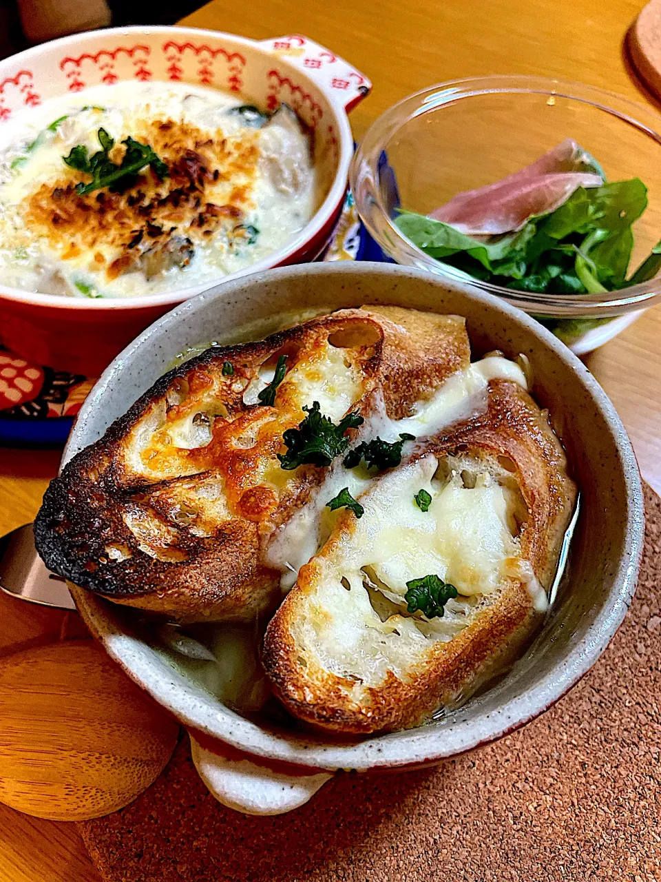 オニオングラタンスープ|Mikaさん