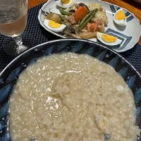 ゆりねとゴルゴンゾーラのリゾット & リオン風ジャガイモ 温サラダ|Seiji Kinoshitaさん