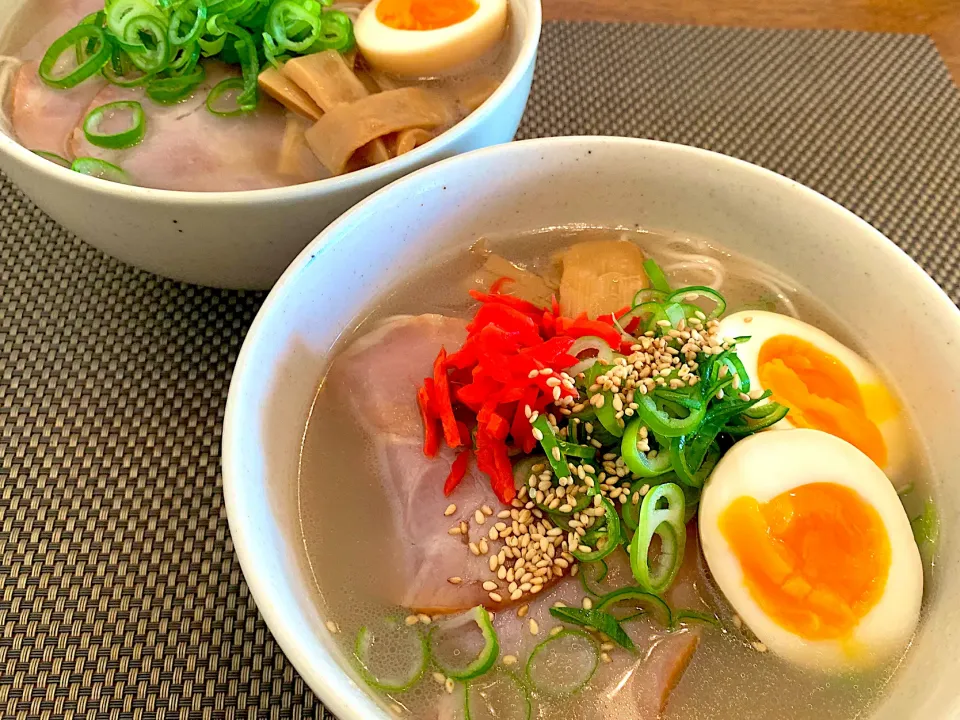 お土産の「長浜家」お昼ラーメン🍜✨|＊yurika＊さん