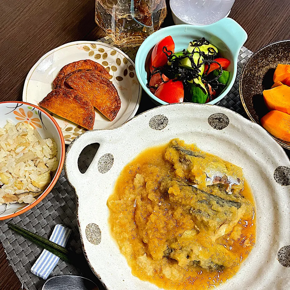 12/1晩ご飯：鯖のみぞれ煮|ななみんさん