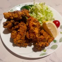 今夜は鶏の唐揚げ1kg|めんちゃんさん