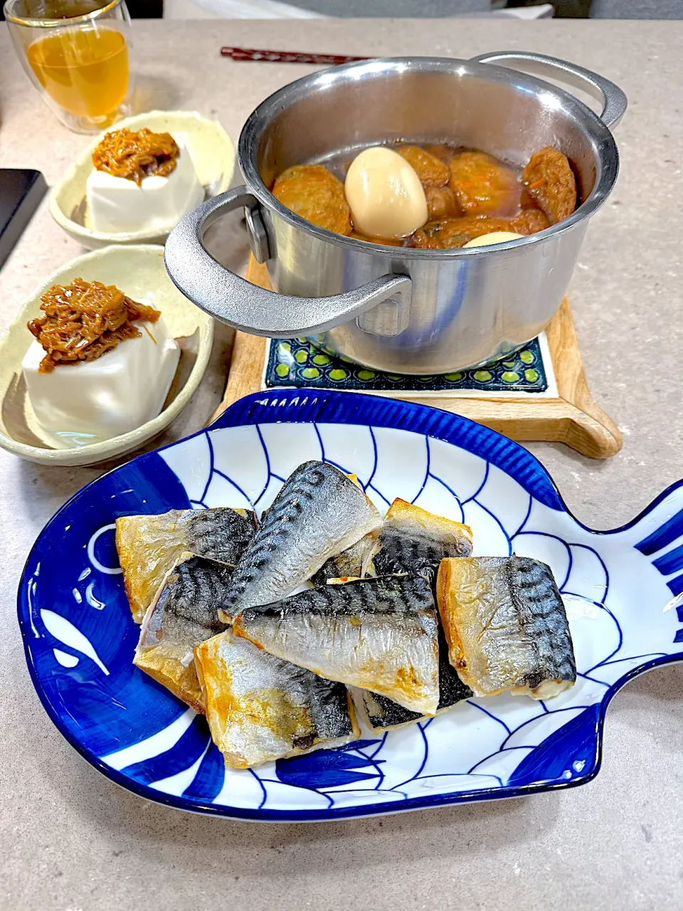 塩サバ&おでん🍢！|Mayumiさん