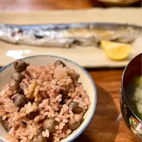 冬の始まりに！ほっこり温まる むかご＆胡桃のもち麦ご飯| アッコ✨さん