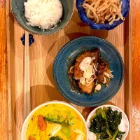 鰤照り焼きと茶碗蒸し|うちかさん