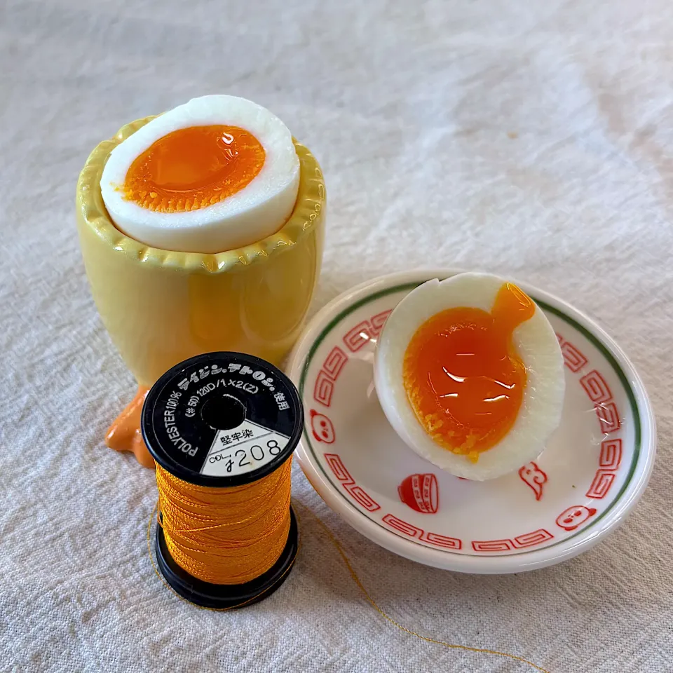 トロトロ半熟玉子もミシン糸|かっちゃん杉さん