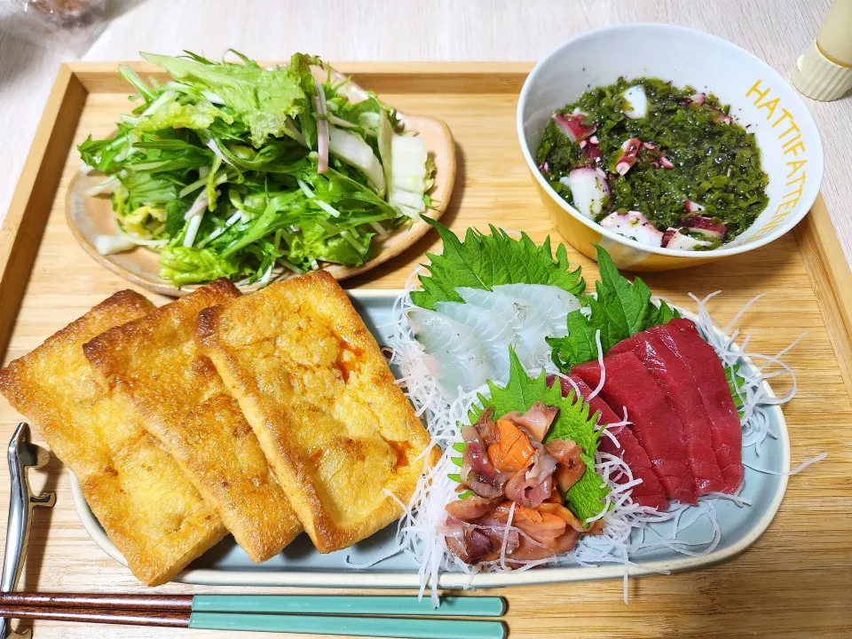 お刺身が食べたい日の晩御飯|みっちょんさん