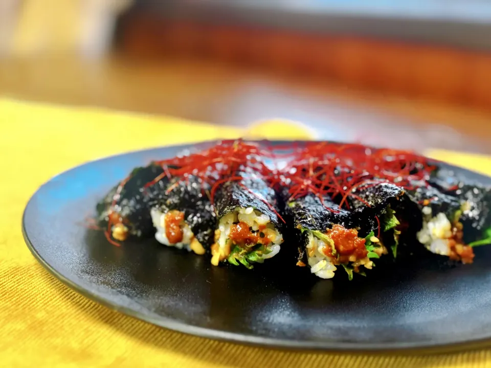 からみそ納豆巻き|きいろさん