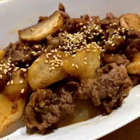 牛肉とカブの甘辛炒め|茶茶茶さん