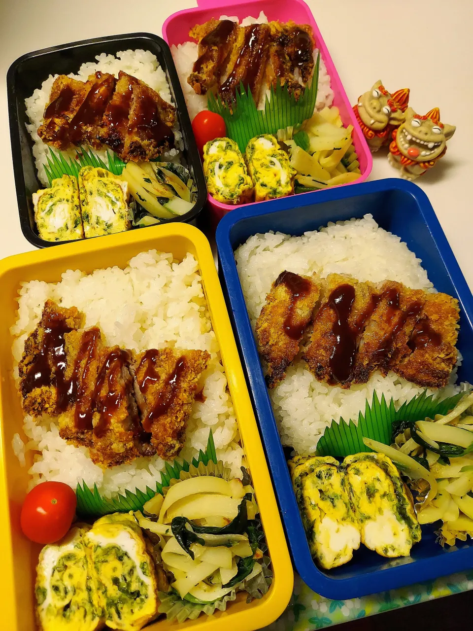 夫、息子、娘、私弁当|みどりさん