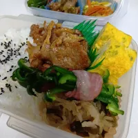 切り干し大根煮豚こま照り焼き弁当|yayoi.Kさん