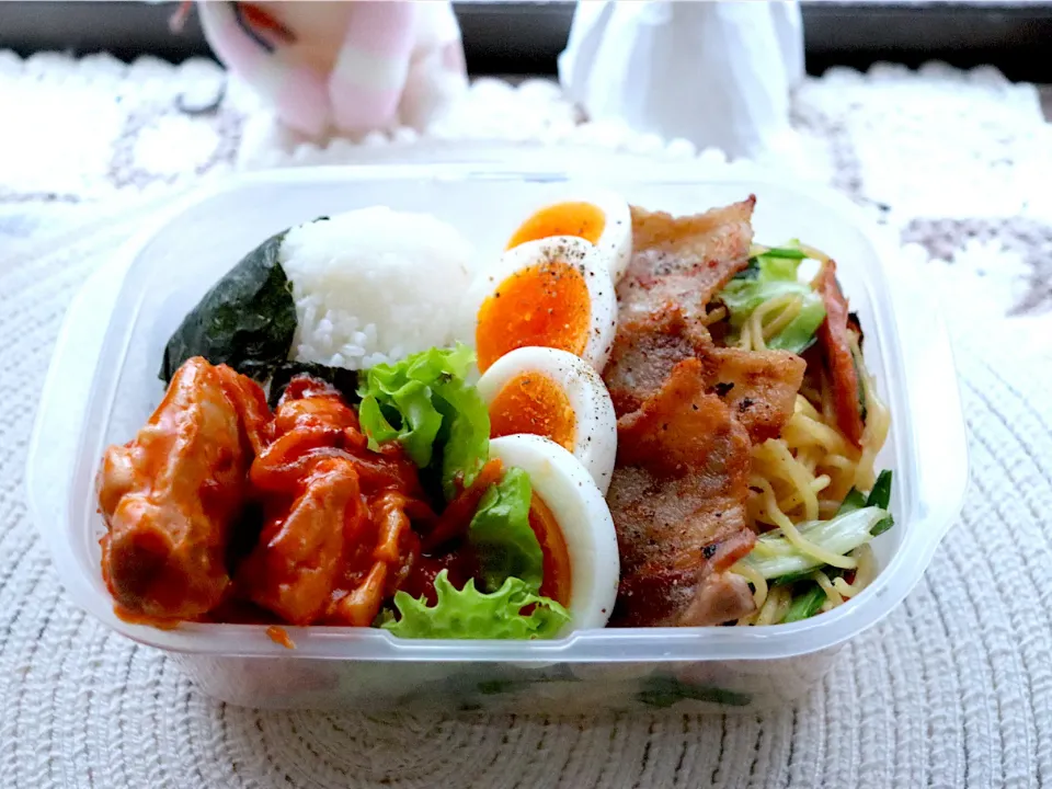 手抜き弁当|やまおんなさん