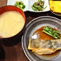 鱈の煮付け定食|伊藤央さん