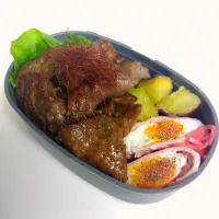 和牛ステーキ弁当|mamedaifukuさん