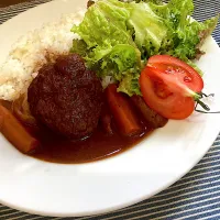 ハンバーグ🍚🍚🍚|ゴンさん