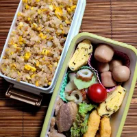 娘弁当🐷！|まめころさん