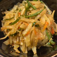 大根の皮できんぴら|kaoriさん
