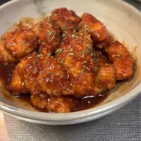 (作り置き)鶏胸フライ ケチャップ＆ソース|kaoriさん